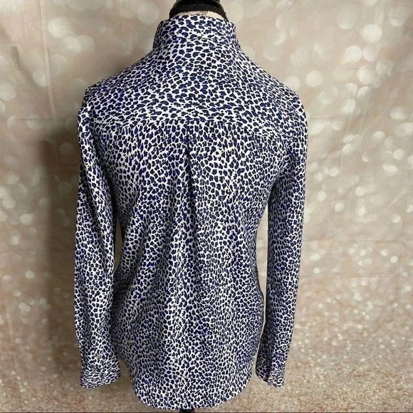 Juicy Couture Animal-Print Button-Up Top Small - Picture 12 of 12